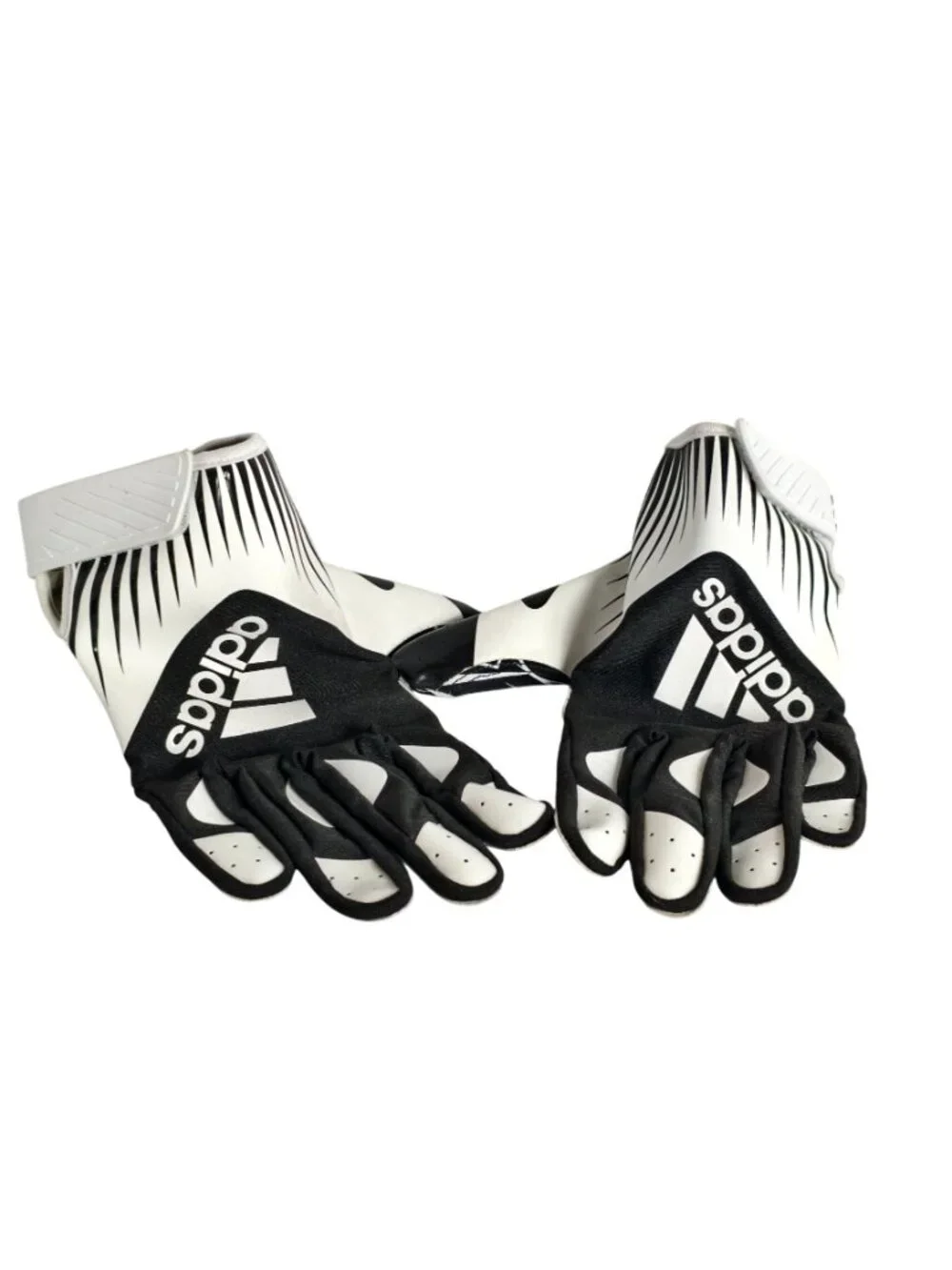 Adidas Filthy Quick 4.0 Receiver Gloves Lg Football Grip White Black Adult SFIA